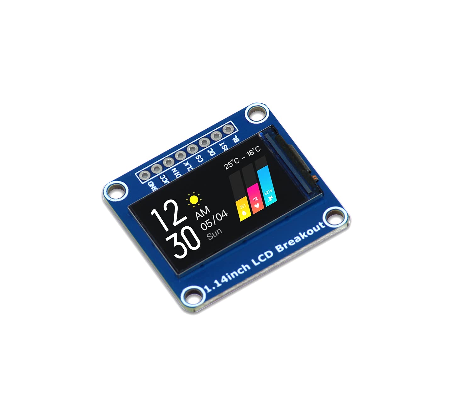 sb komponentes LCD-Breakout 2,9 cm - 240x135 resolution, 65K RGB colors, SPI interface for Raspberry Pi and Arduino