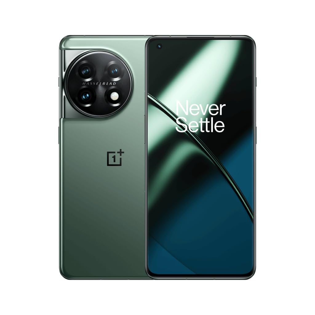 OnePlus 11 5G - 16GB RAM, 256GB storage, Mūžīgi Zaļš color, high-performance smartphone.