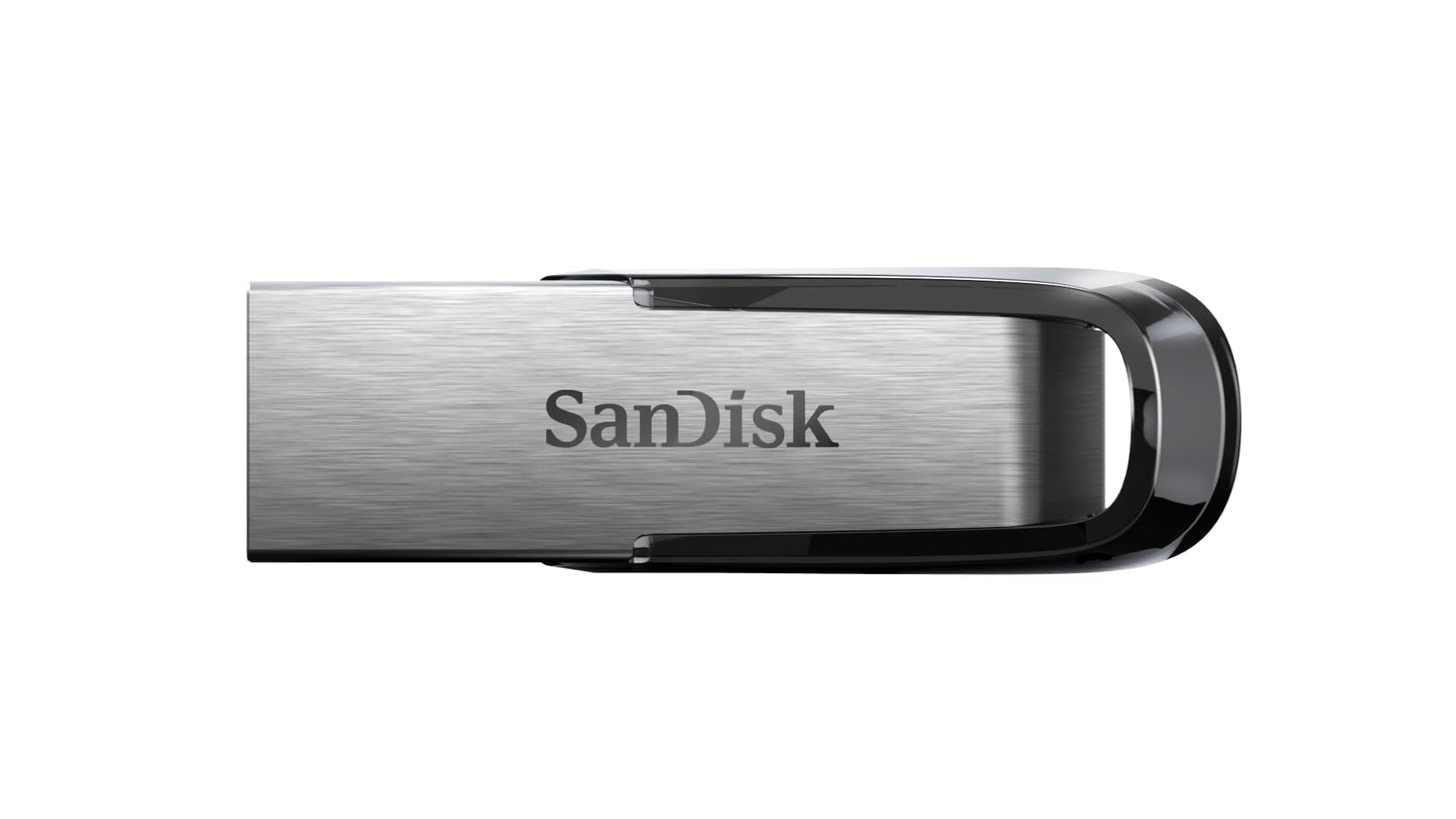 SanDisk Ultra Fit USB 3.2 zibatmiņa 256 GB (portatīvajiem datoriem, spēļu konsolēm un automašīnu audio sistēmām, Plug-and-Stay, 400 MB/s lasīšana, RescuePRO Deluxe programmatūra)