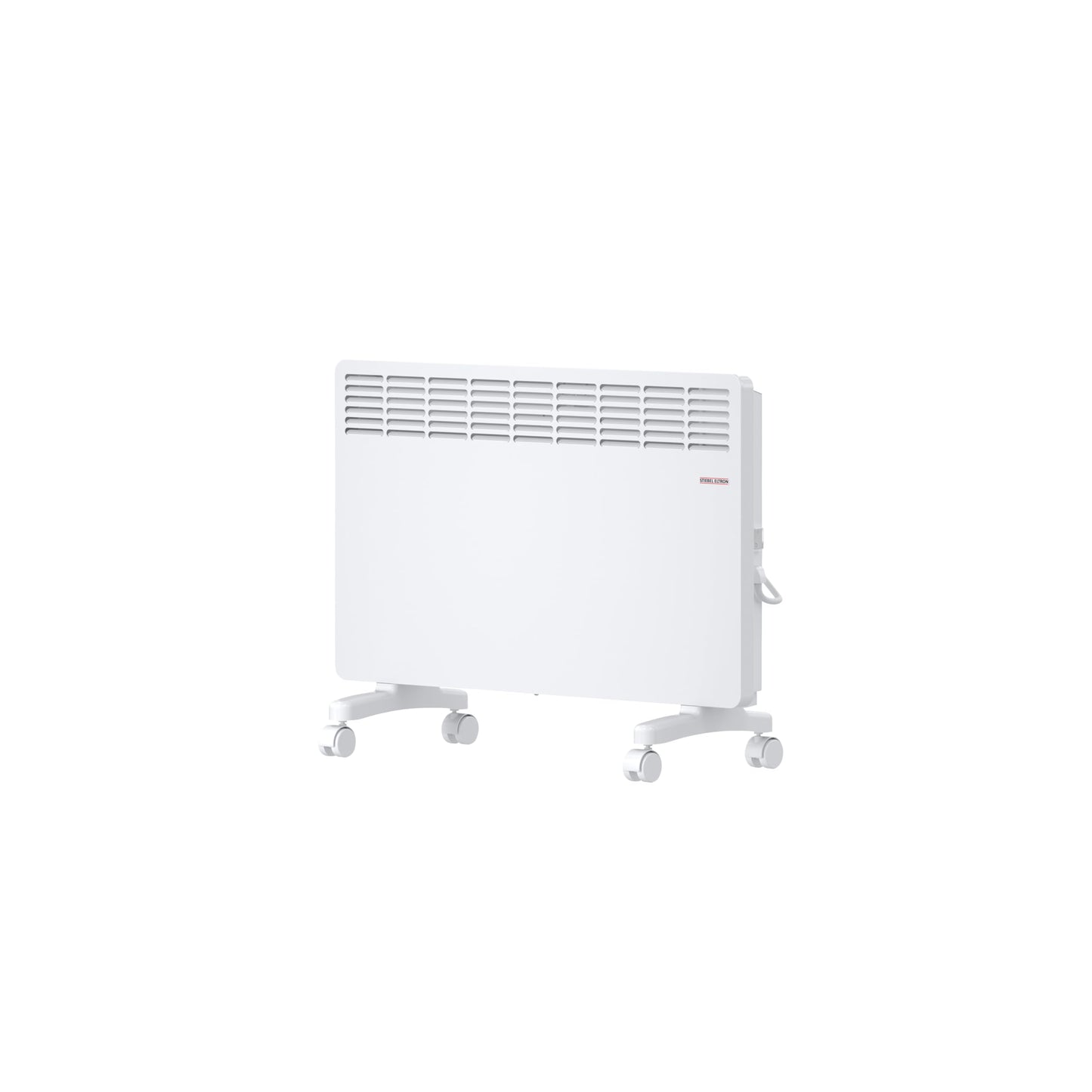 Elektriskais konvektors STIEBEL ELTRON, stāvošs sildītājs aptuveni 25 m² platībai, TÜV pārbaudīts, ar vienkāršu vadību, 2 kW, energoefektīvs, ar ritentiņiem, 204450