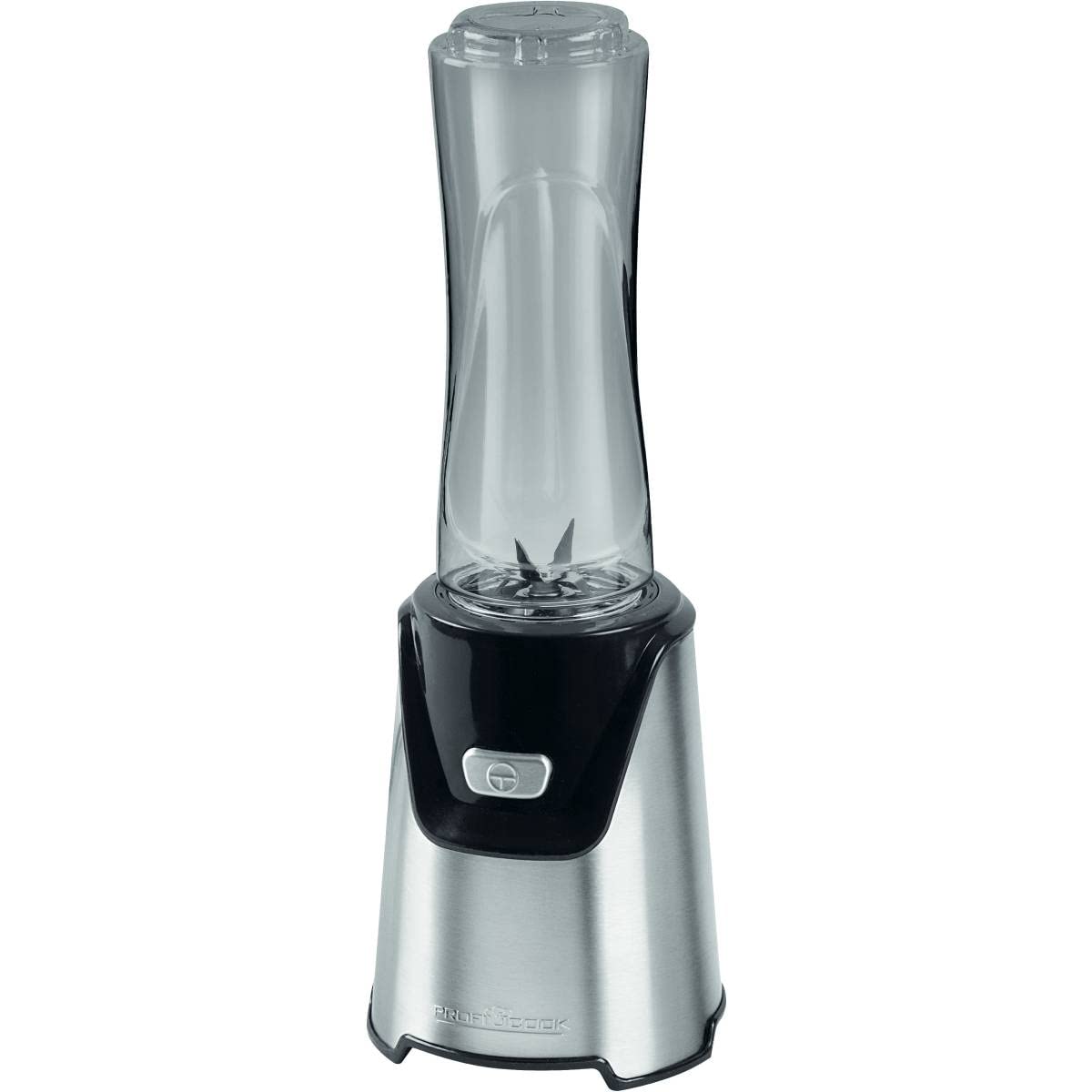 Profi Cook Smoothie-Maker PC-SM 1153 - Stainless steel body, includes 2 blending cups, stainless steel blade, drink bottle function.