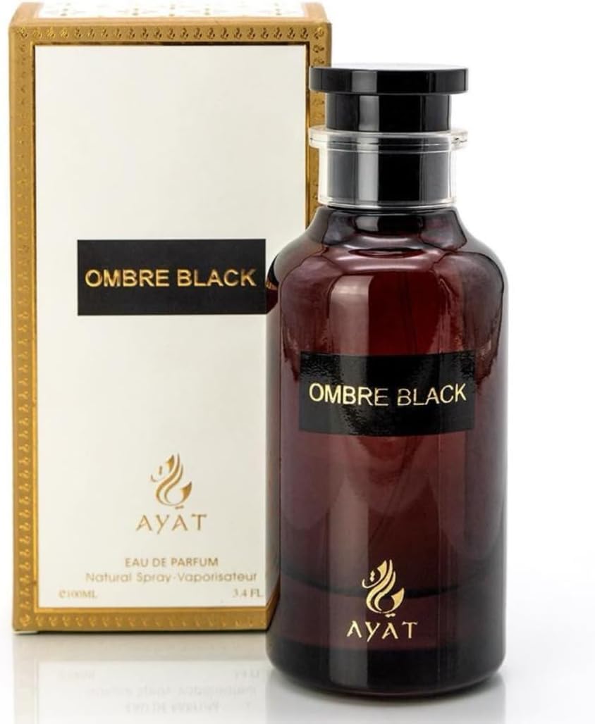 Unisex parfīms Ombre Eau de Parfum, 100 ml, AYAT PERFUMES, ar ūda koka, vīraka un aveņu notīm