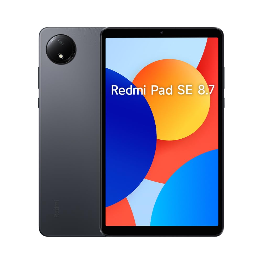 18. Xiaomi Redmi Pad SE 8.7 collu Hyper OS 2.0GHz 4GB 64GB Graphite Gray
