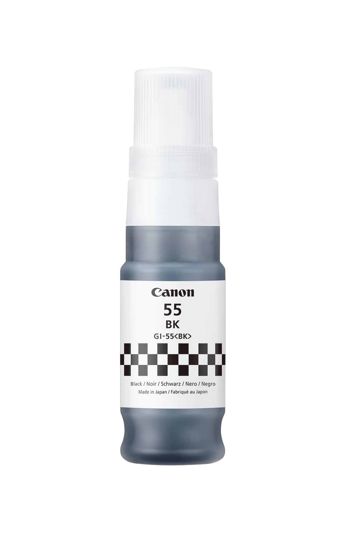 Canon GI-55BK - augstas kvalitātes melna uzpildes tinte 135 ml Canon MegaTank printeriem
