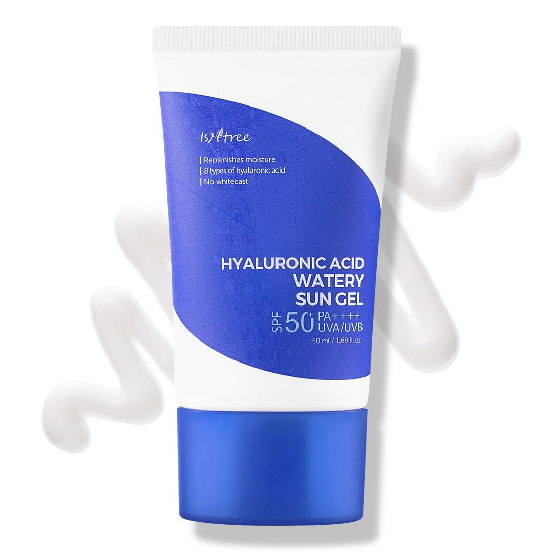 Saules aizsarggels ISNTREE Hyaluronic Acid Watery Sun Gel 50 ml SPF 50+ PA++++, viegls mitrinošs gels