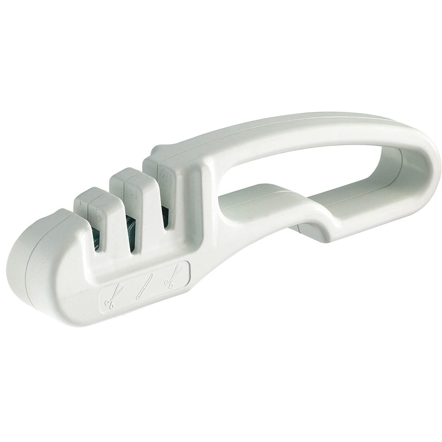 Westmark nažu un šķēru asinātājs, plastmasa, balts, 18.3 x 2.9 x 4.9 cm