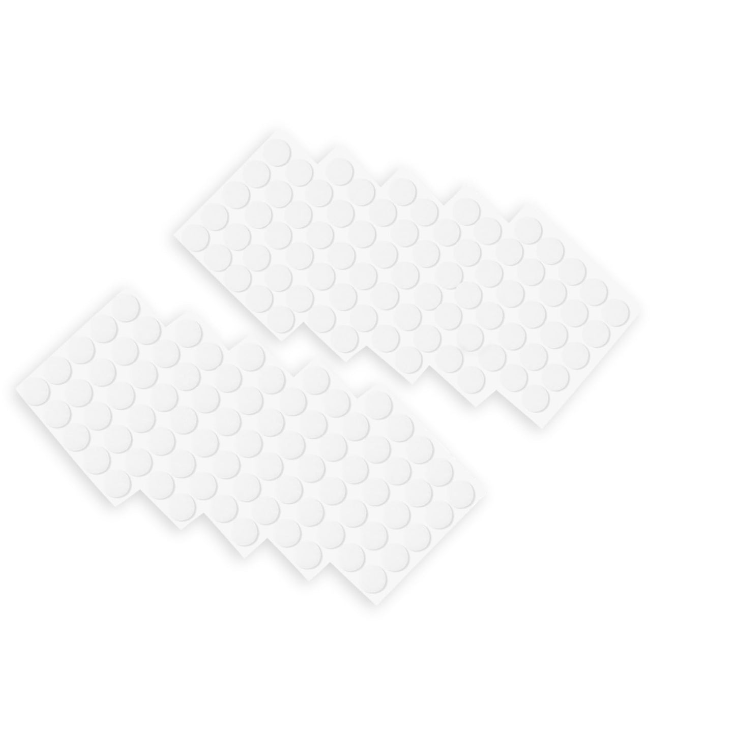 Pašlīmējošie velcro punkti, 125 pāri, 250 gab., 1,9cm x 1,9cm, balti