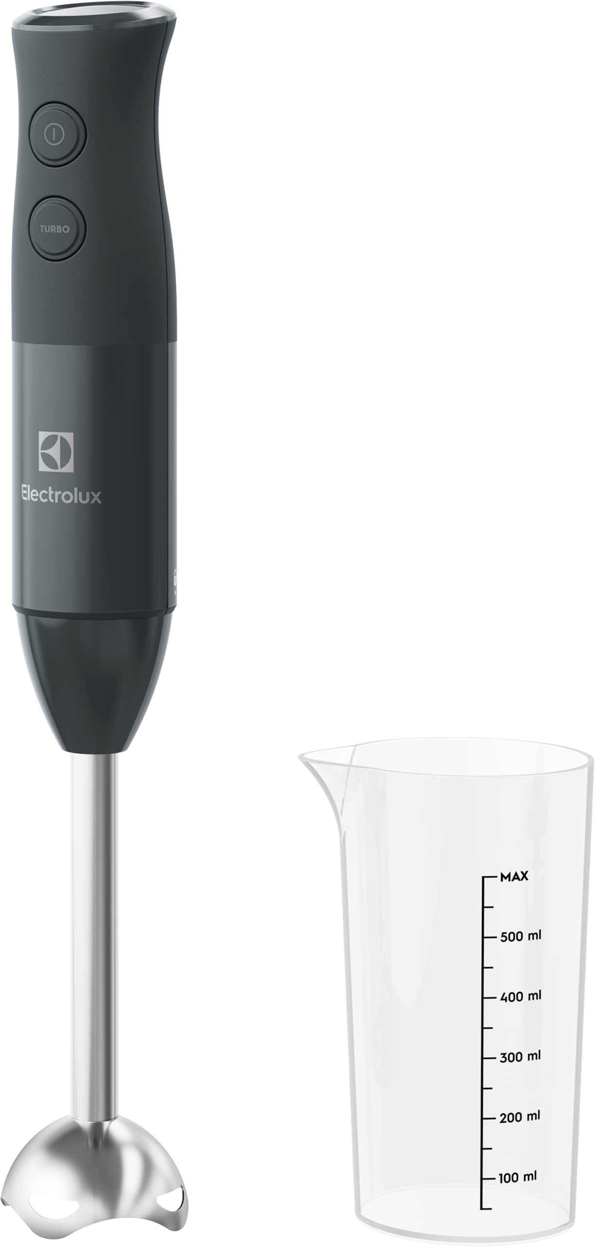 Electrolux E3HB1-4GG iegremdējamais mikseris ar TruFlow tehnoloģiju, plastmasa, melns