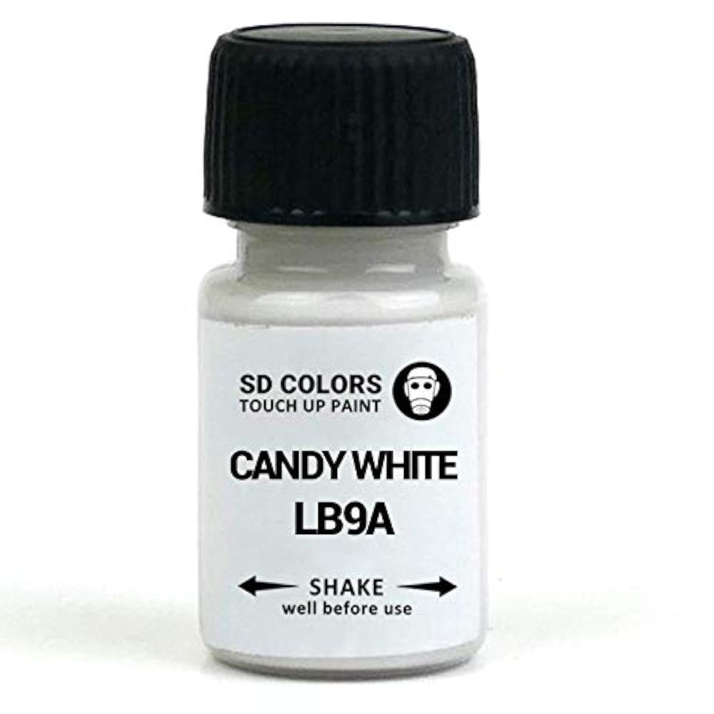 SD COLORS Candy White LB9A B9A B4 auto krāsas korekcijas komplekts, 15 ml, ar remonta otiņu, krāsas kods LB9A B9A B4, Candy White