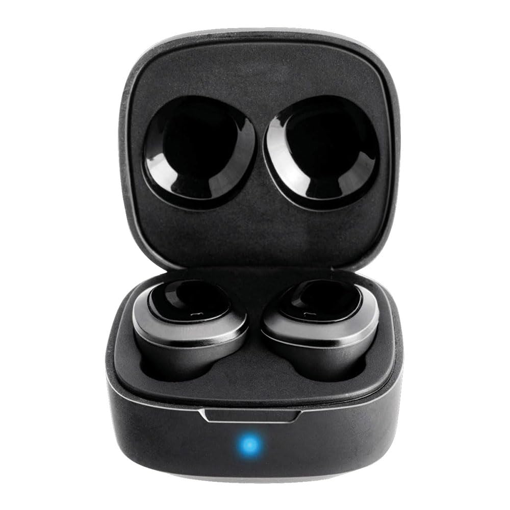 Grundig True Wireless Bluetooth austiņas - 5 stundu atskaņošanas laiks, USB C uzlāde, melnā krāsā