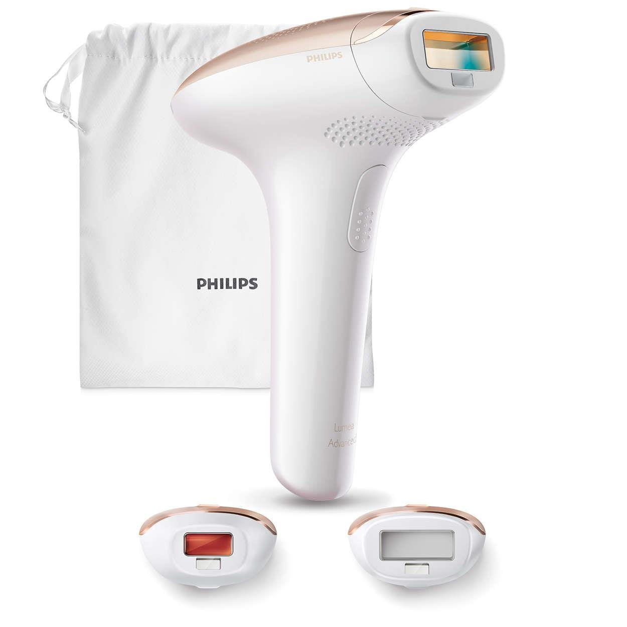 Philips Lumea SC1997/00 - Gentle light-based hair removal, skin tone sensor, and ergonomic design for easy use.