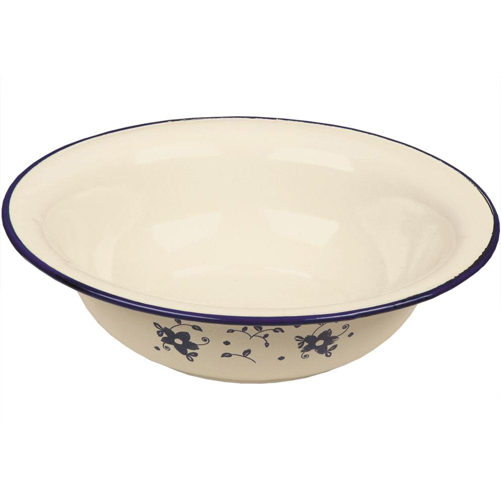Salātu bļoda IBILI PALANGANA SENA 32 cm, balta/zila