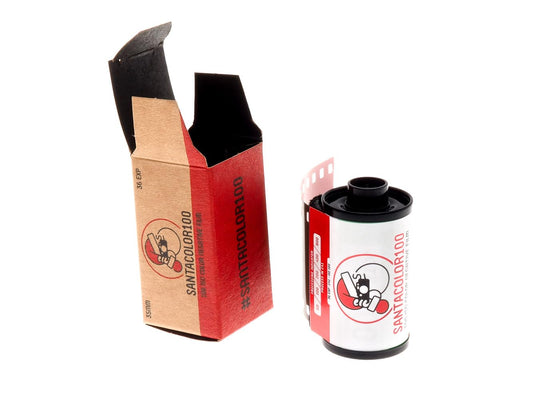 INSTAX Wide ISO 800 instant filma ar baltu malu, 10 kadru iepakojums  
13. Santa Film SantaColor Farbfilm 1 Rolle 35 mm 36 Exp.100 ISO