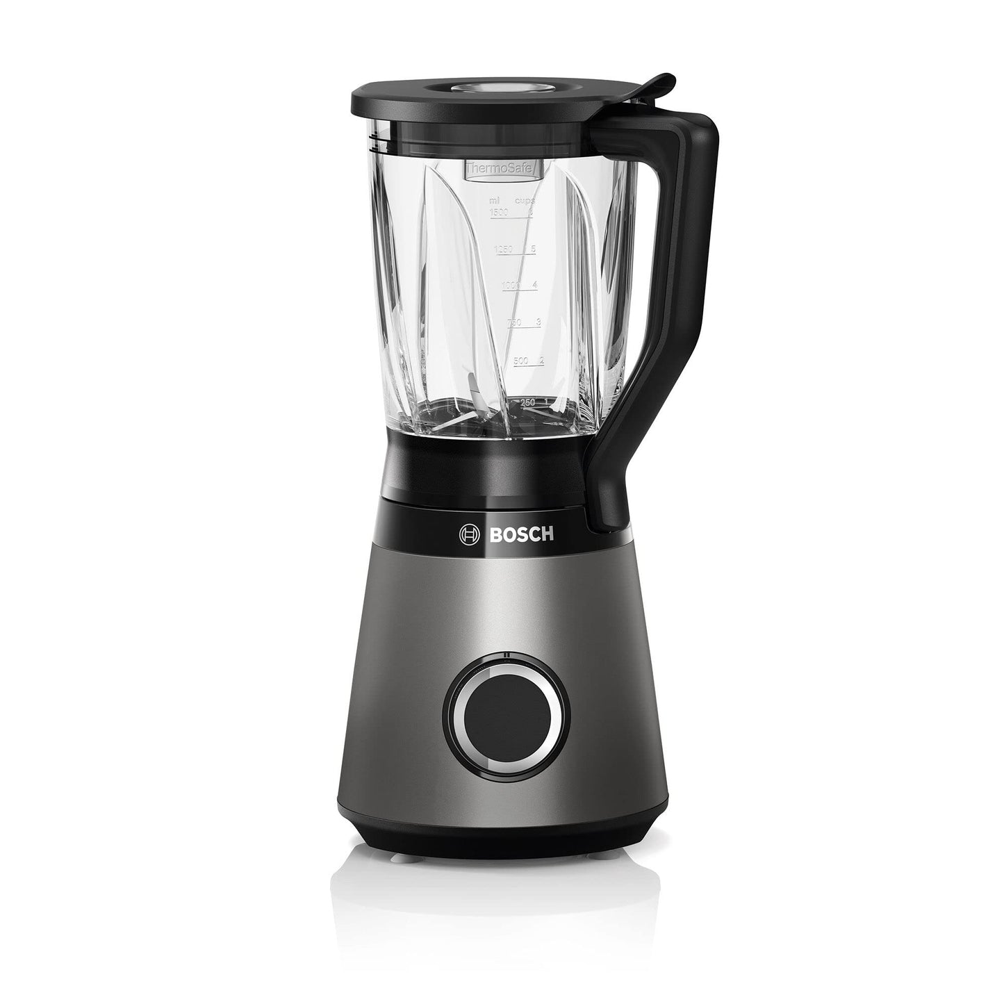 BOSCH PAE MMB6172S mikseris - Powerful blender with 1200W motor, 5 speed settings, and stainless steel blades.