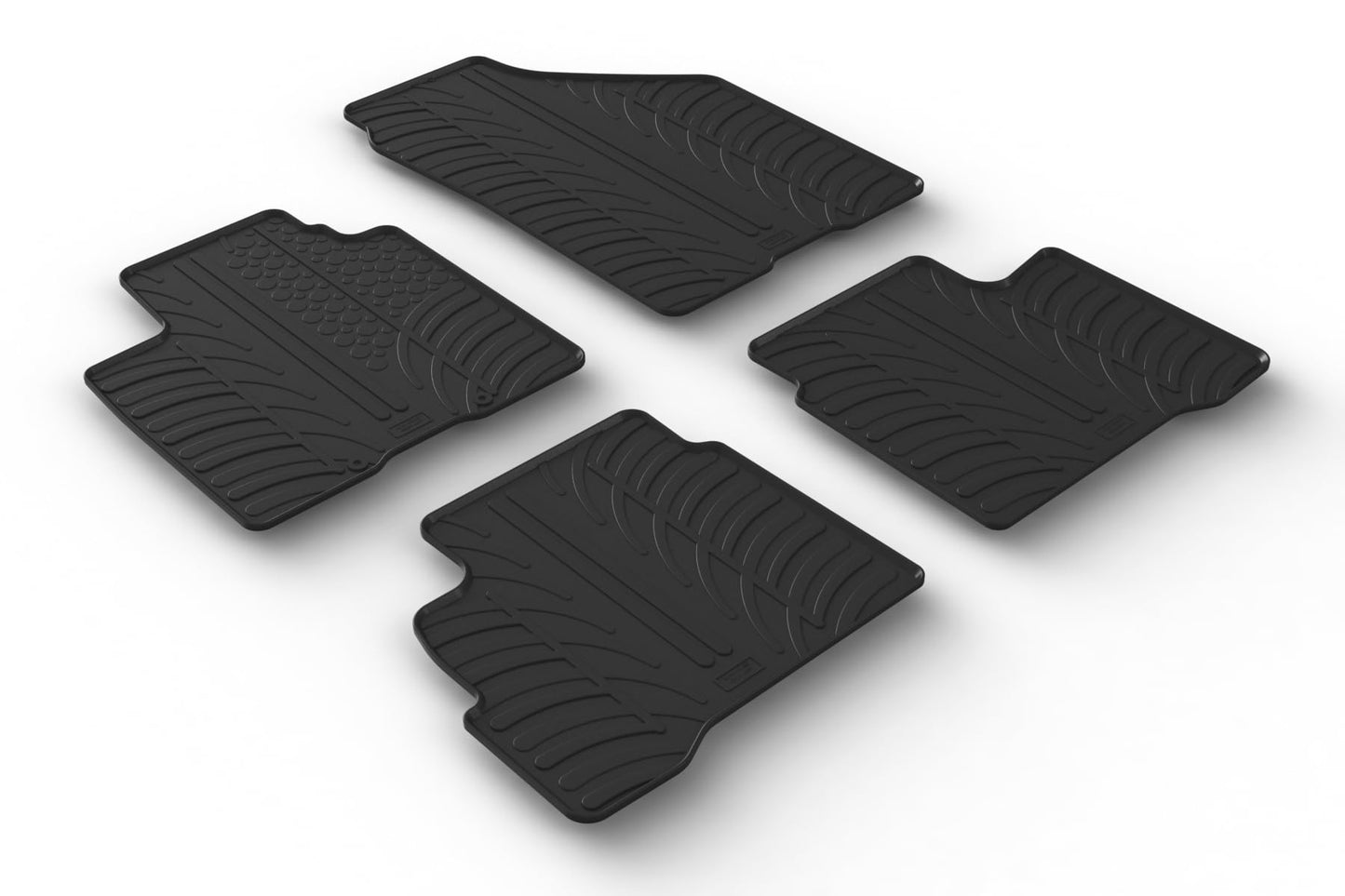 Gledring teikums gumijas paklāji, saderīgi ar Suzuki Swift VI 5 durvju 2024- (T profils 4 daļās), melns