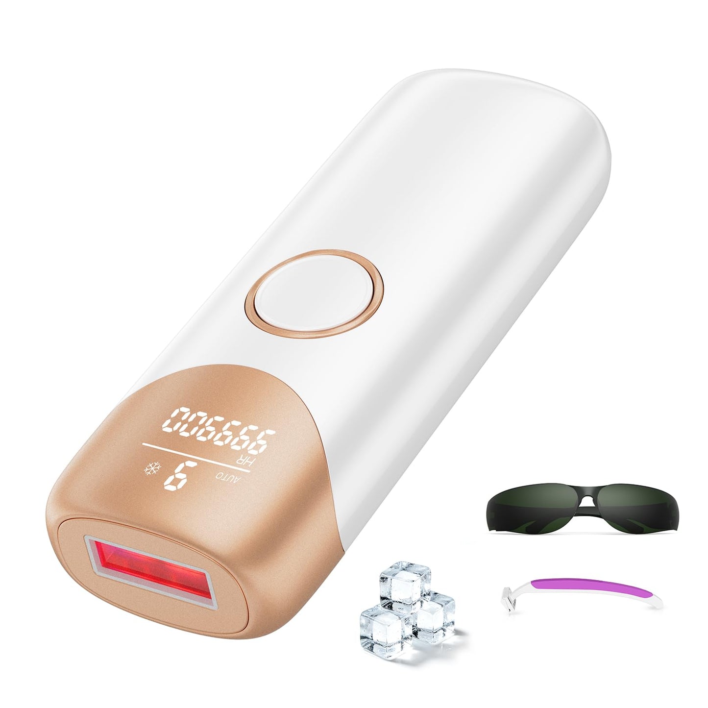 Zerellia 5℃ IPL epilators ar dzesēšanas funkciju, balts