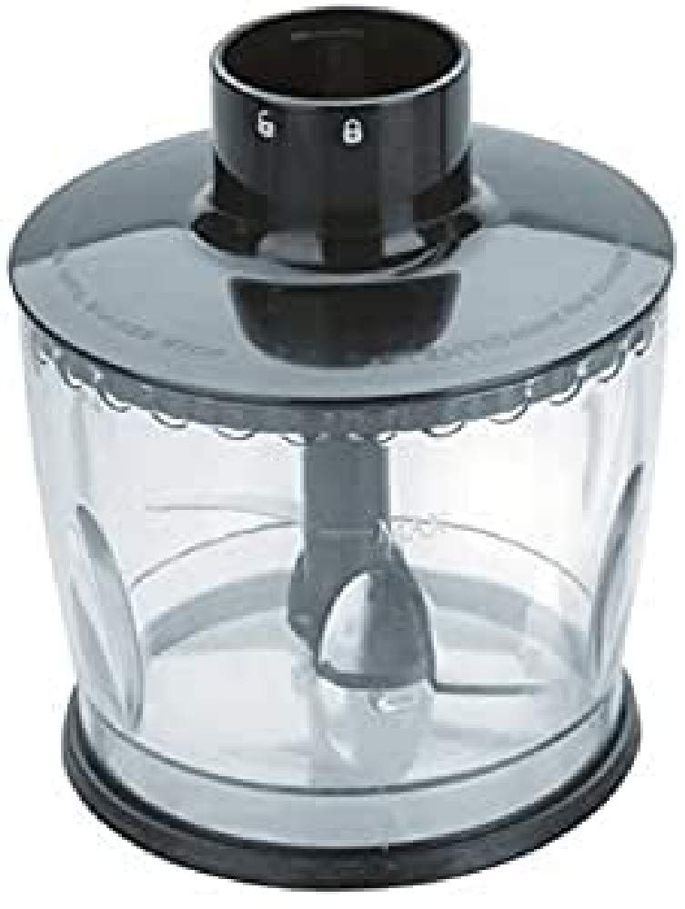 LACOR Elektriskais rokas mikseris, sasmalcināšanas trauks, nerūsējošais tērauds, melns, 30 x 30 x 30 cm