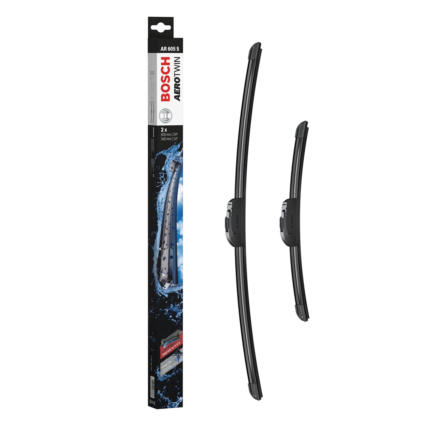 Virsborta tīrītāju sloti Bosch Aerotwin AR605S, garums: 600mm/340mm – komplekts