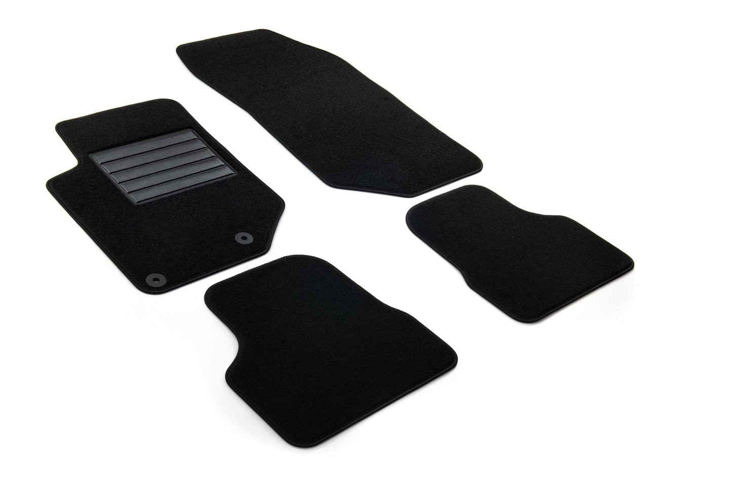 MDM SP-8588 paklāji Velūrs automobiļu paklājs piemērots Peugeot 208 2019> / Opel Corsa F 10.2019> / DS 3 Crossback 2019>, melns