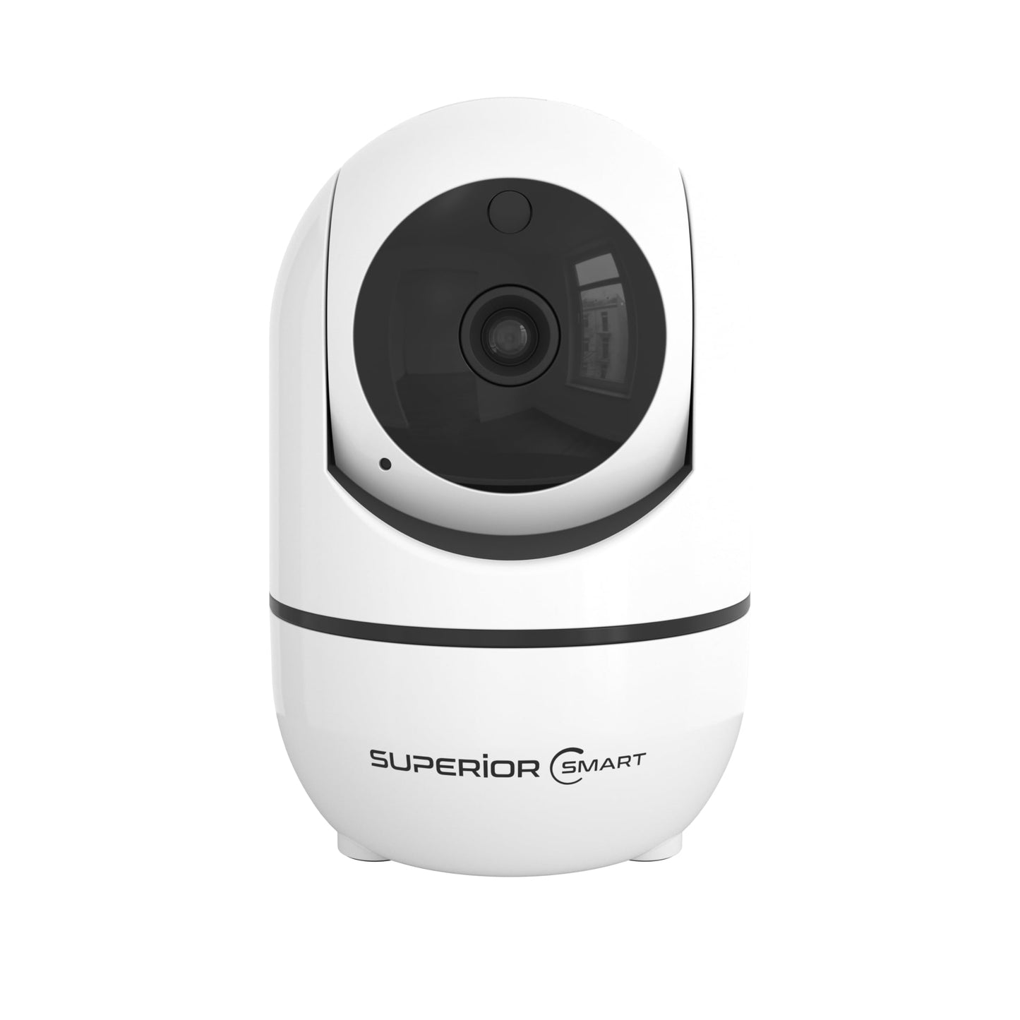 Superior Electronics Security iCM001 – WiFi iekštelpu uzraudzības kamera HD 1080p 2,4 GHz ar nakts redzamību un divvirzienu audio – kustību atpazīšana – manuālā tālummaiņa – 360° pagrieziens