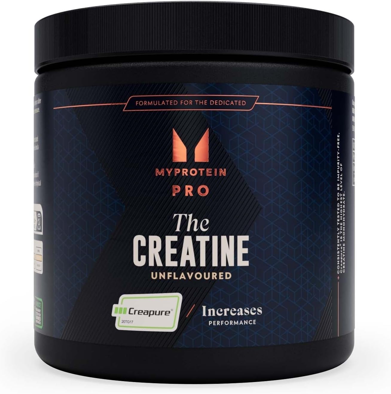 Myprotein The Creatine Creapure® 500 g bezgaršas | 3,4 g vienā porcijā | Mikronizēts kreatīna monohidrāta pulveris | Tīrs Creapure® | Augsta tīrība | Premium kreatīna uztura bagātinātājs