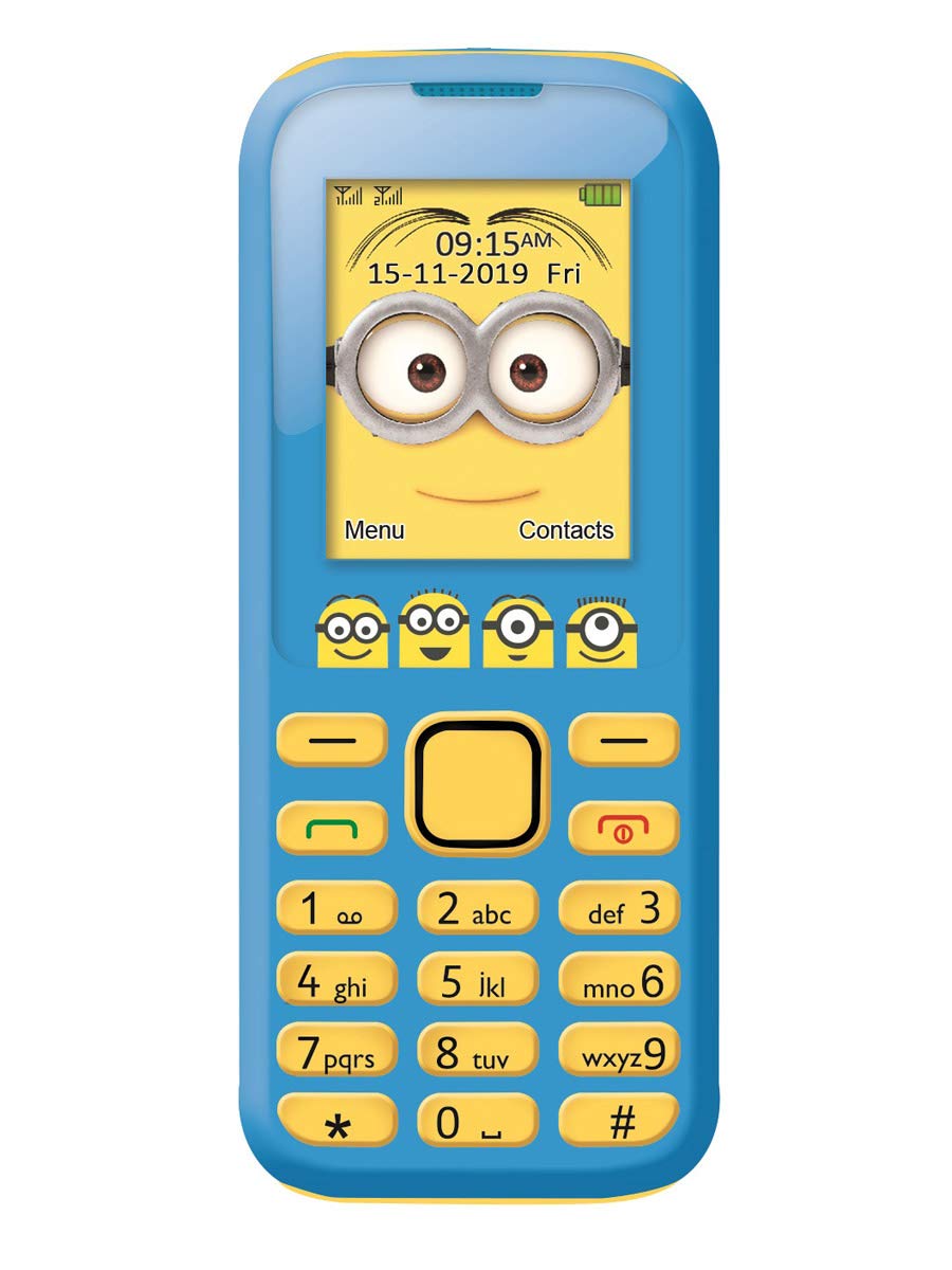 Lexibook Universal Es - Minions 2G Phone, Dual SIM, Camera, Yellow/Blue, GSM20DES