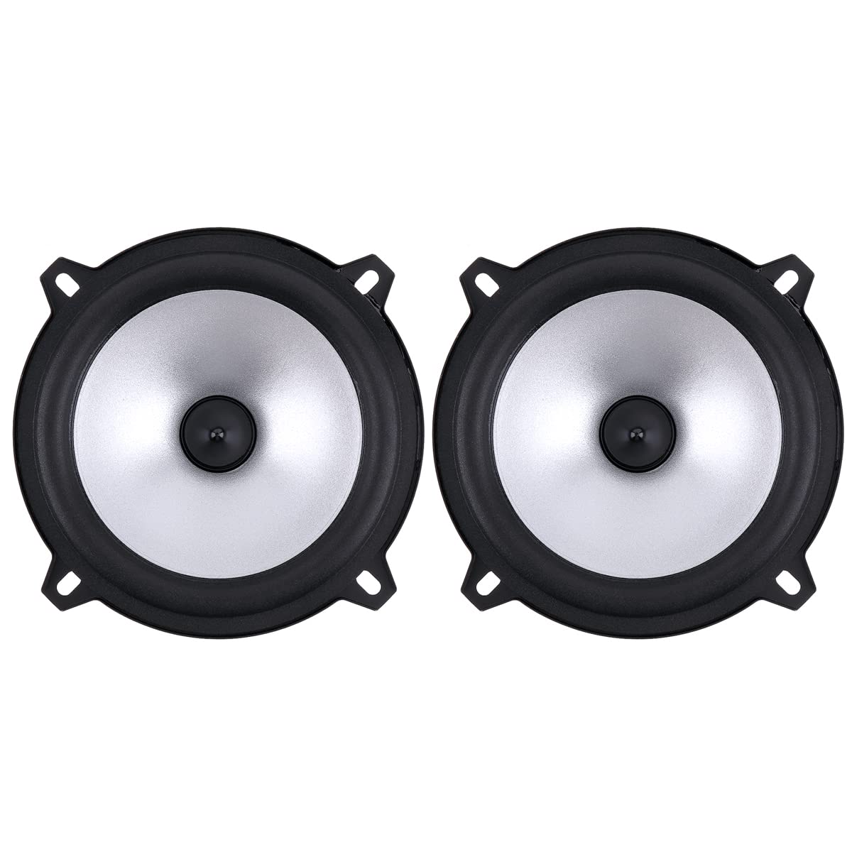 ePathChina® 2 x 60 W 2-ceļu koaksiālie skaļruņi automašīnām, HiFi, pilna frekvence, jaudas skaļruņi (12,7 cm)
