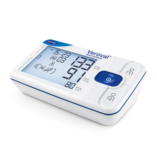 Veroval duo control - augšdelma asinsspiediena mērītājs, sirds ritma kontrole, miera indikators, programmatūra.