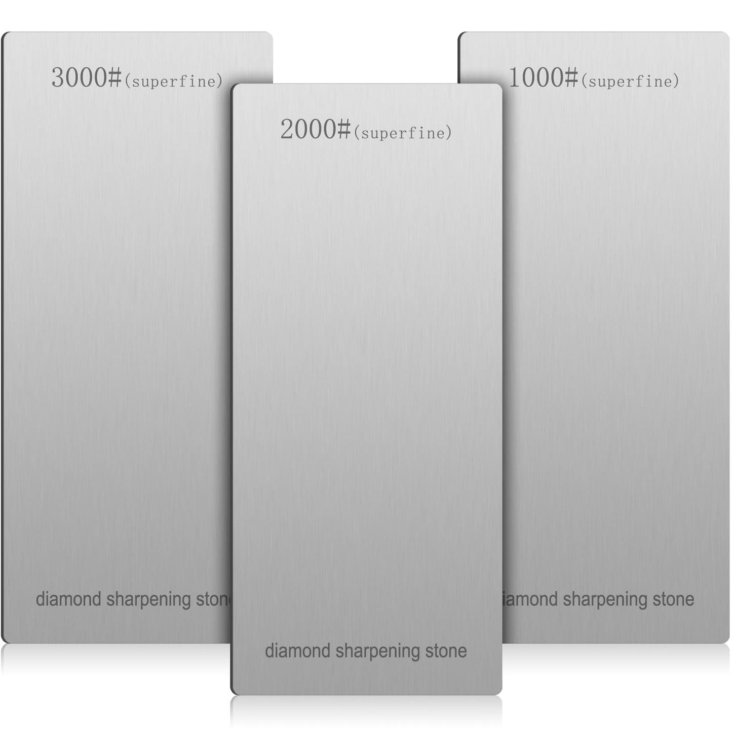 Zhehao dimanta asināšanas akmens nažu asināšanai, slīpēšanas akmens, slīpēšanas akmens, virtuvei, blāviem, blāviem vai nogurušiem asmeņiem (1000/2000/3000)