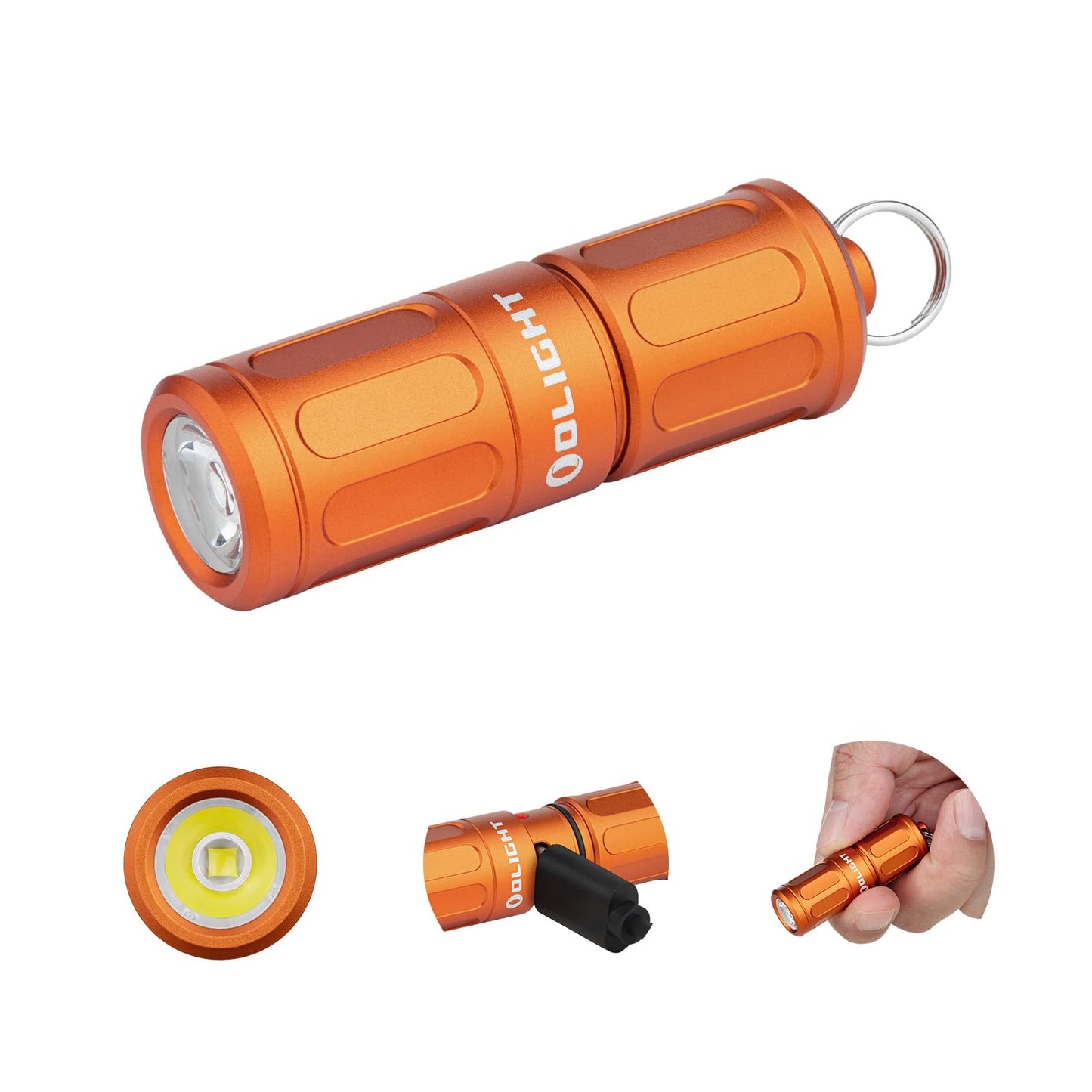 Lukturītis OLIGHT I1R II Pro Mini LED uzlādējams, maza atslēgu piekariņa lukturīša