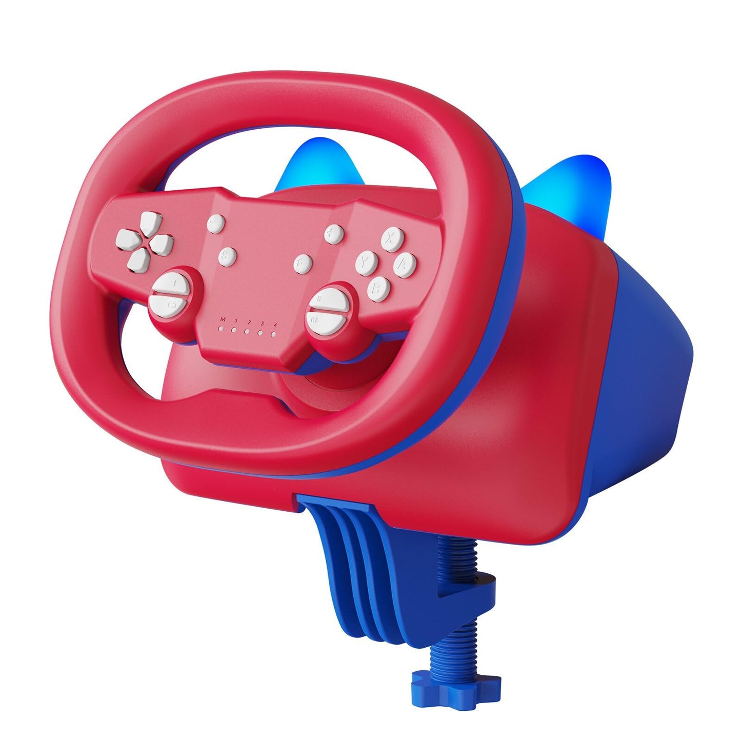DOYO stūre PC bezvadu stūre ar regulējamu vibrācijas atgriezenisko saiti un 270 grādu rotāciju, PS4 stūre ar pedāļiem Nintendo Switch, PC, PS4, PS3, IOS un Android tālruņiem, planšetēm