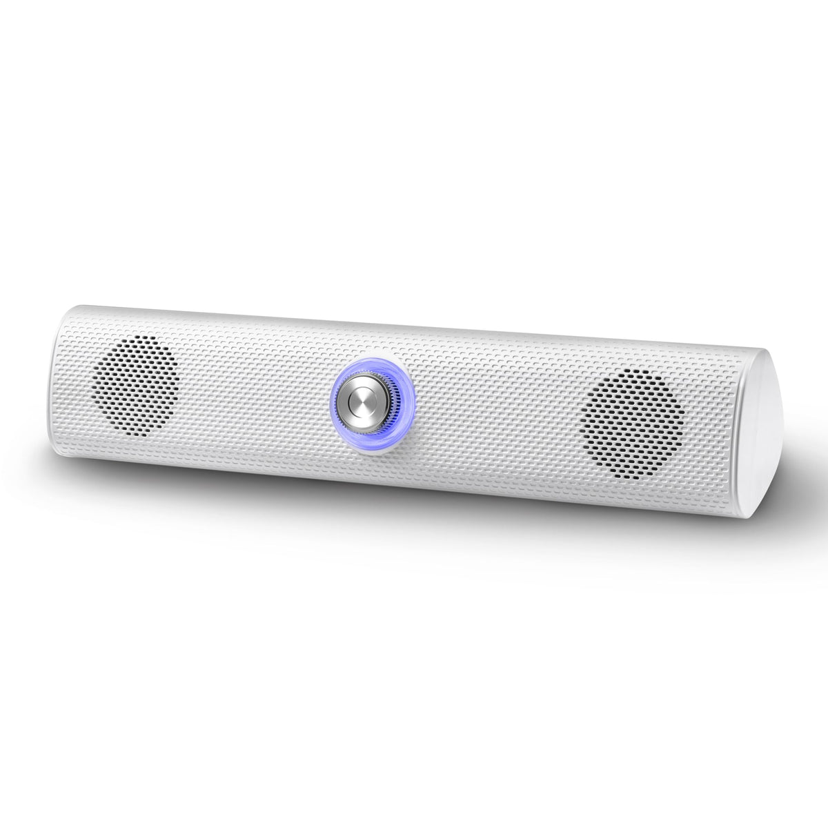 PC skaņas josla Defender Z11 – 2.0 monitora skaņas josla ar 6W RMS stereo skaņu, LED skaļuma regulatoru, USB barošanu, 3,5-mm spraudni datoram (balta)