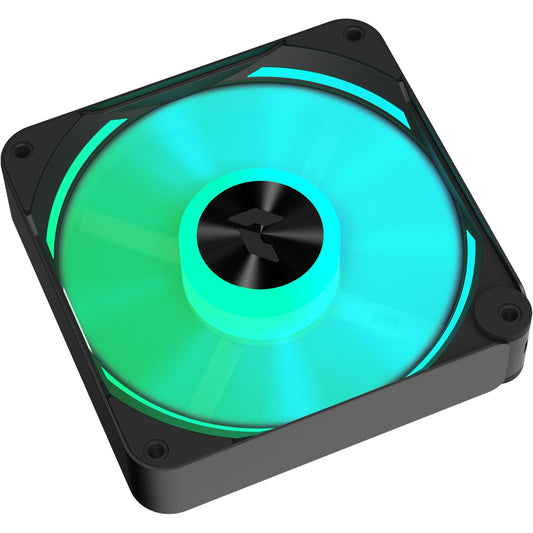 APNX FP2-120 PWM ventilators, ARGB - 120mm, melns