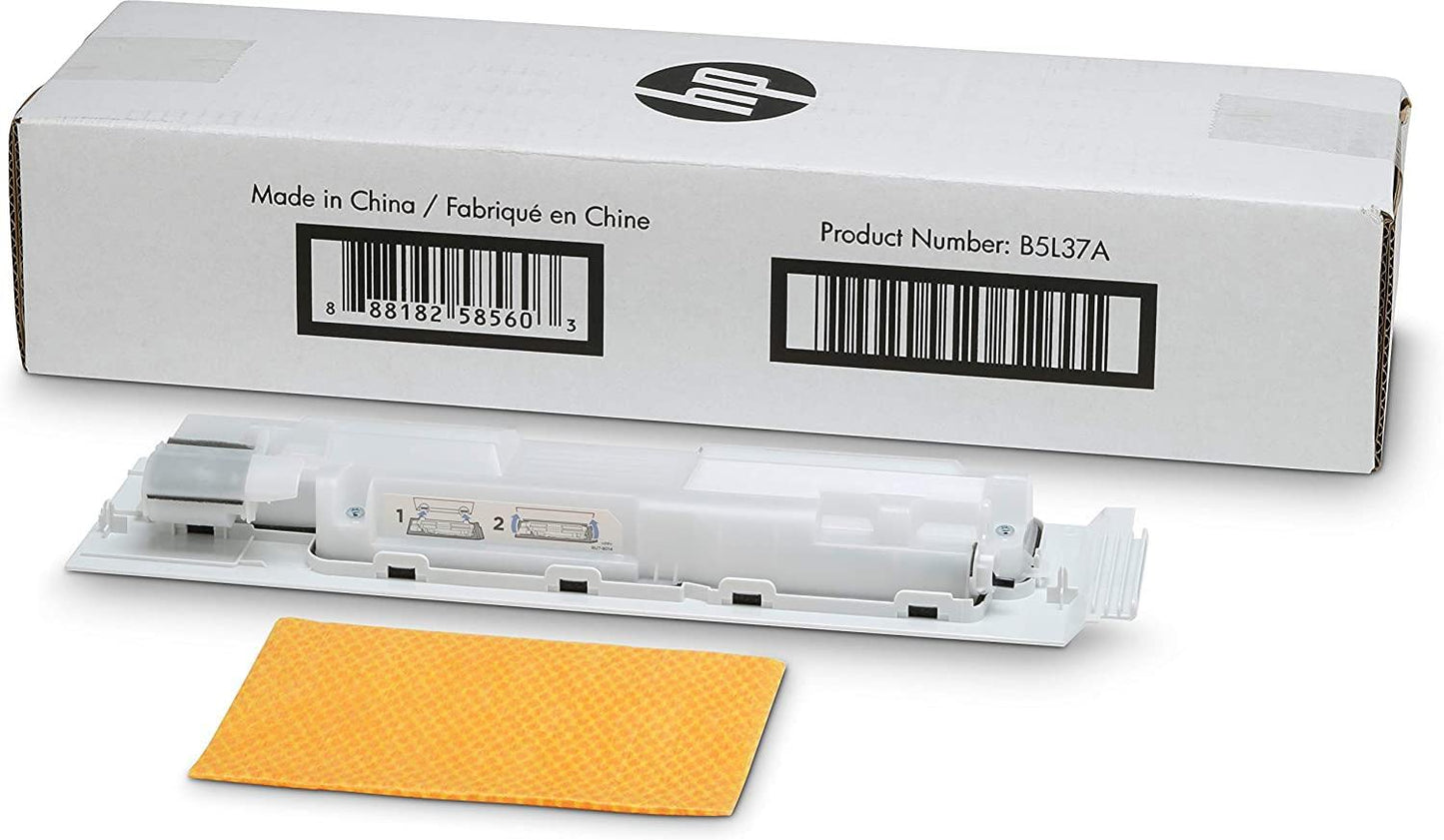 HP B5L37A toner collection unit - original, 1 pack, compatible with HP printers, efficient waste management.