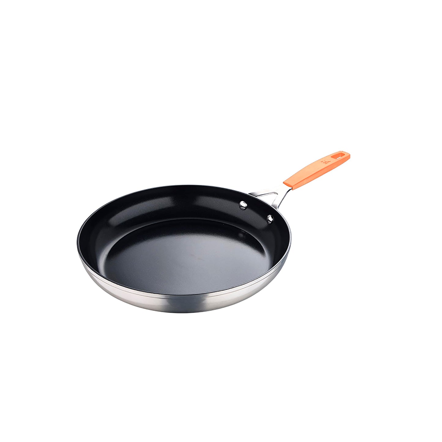 San Ignacio Compact - 28 cm screen, cold aluminum with Whitford Fusion, matte finish, induction compatible, stainless steel handle.