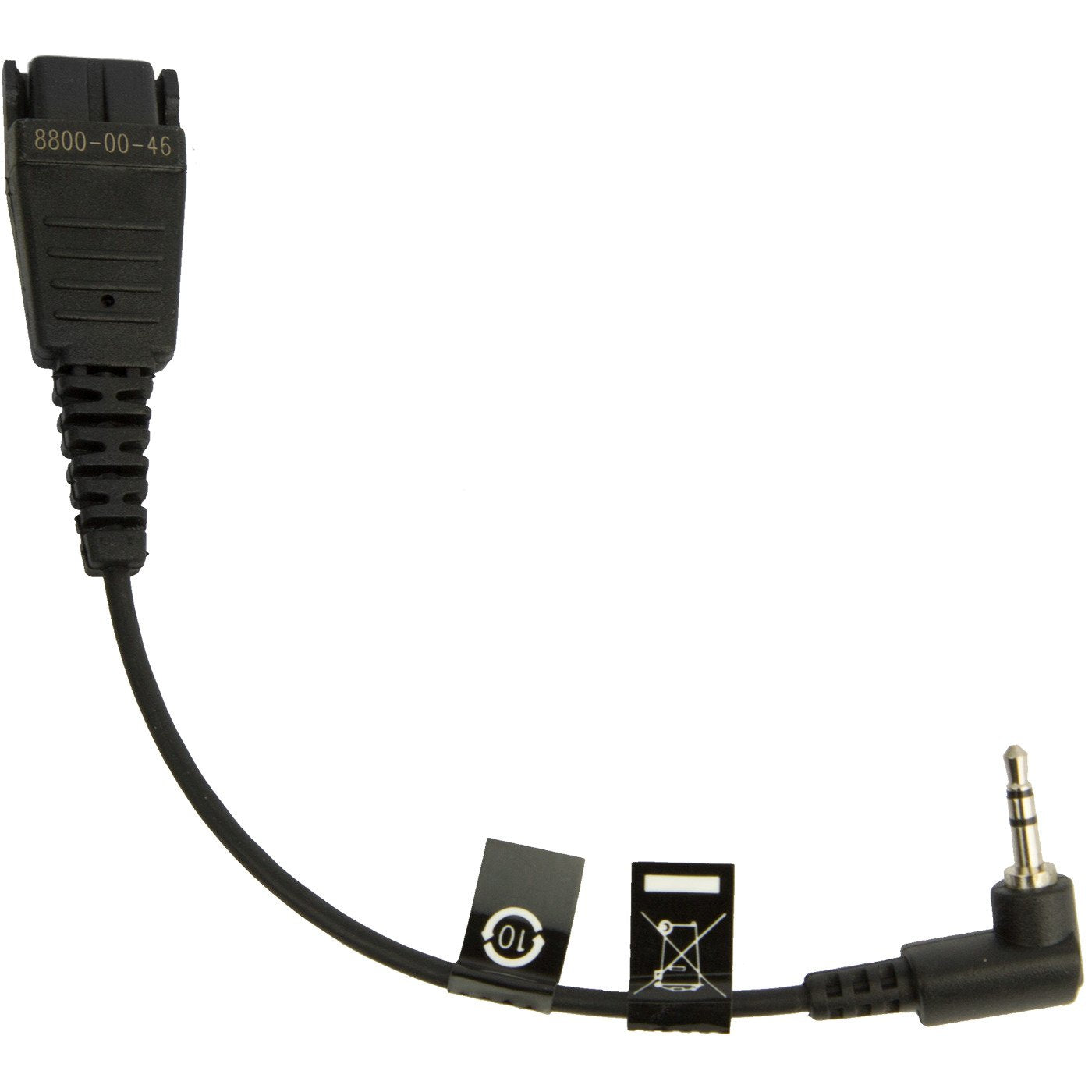 GN Netcom 2.5 mm DECT headset connector - High-quality audio, compatible with various DECT devices, lightweight design.