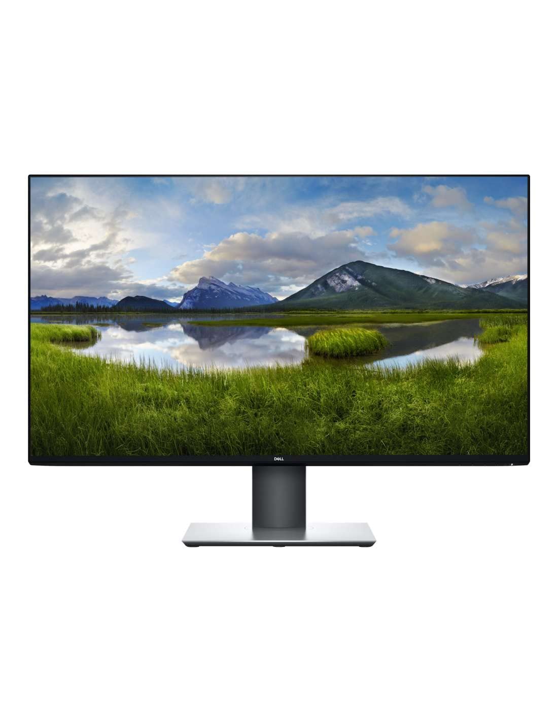 DELL U3219Q - 32" 4K UHD monitor, HDMI, USB, DisplayPort, 8 ms response time, sleek black design.