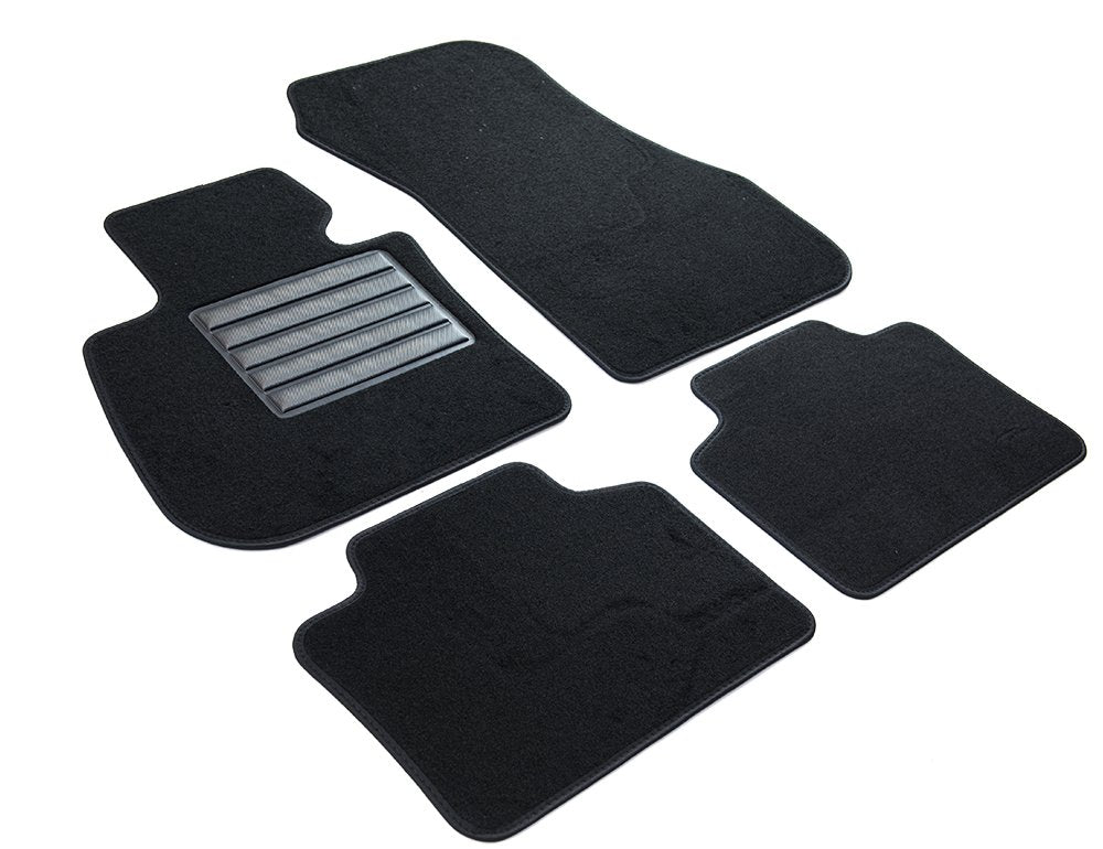 MDM SP-4910 paklāji velūra auto paklājs piemērots BMW 2. sērijai (F45) Active Tourer (arī Plug-in hibrīds) 2015>02.2022, melns