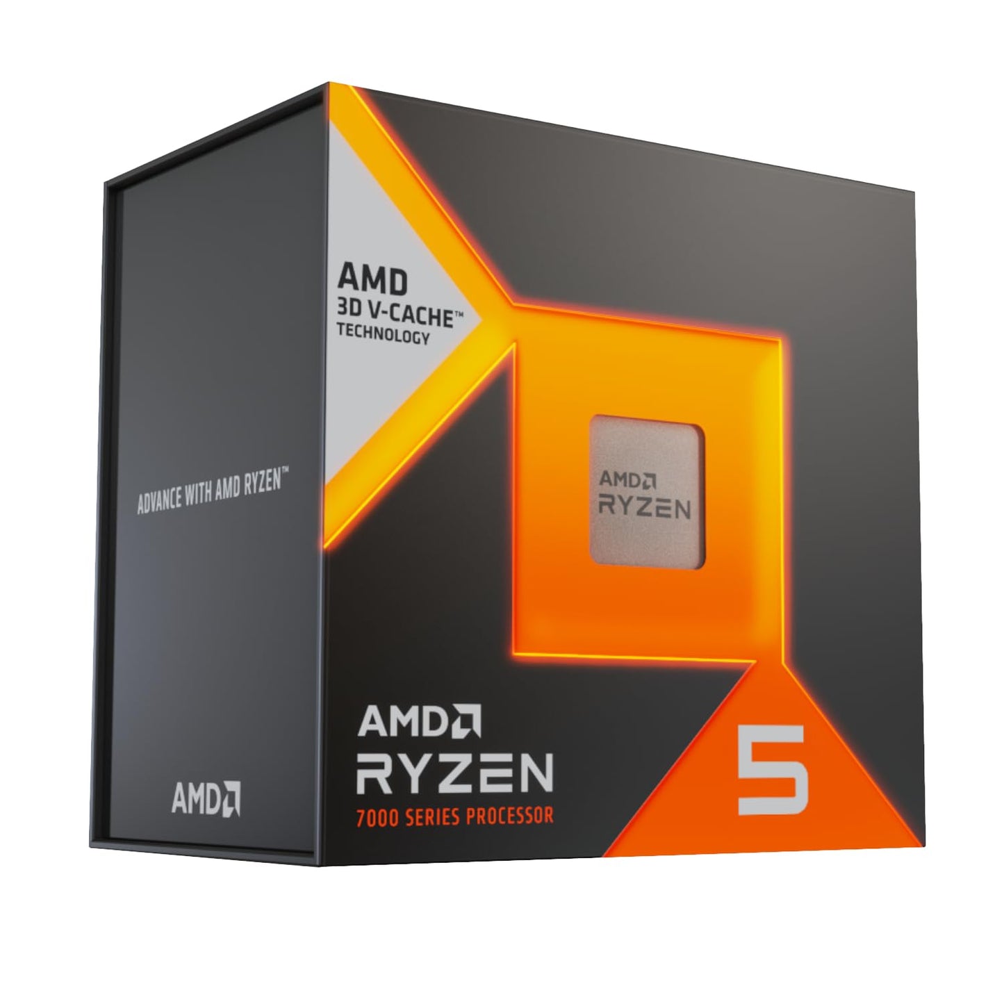 AMD Ryzen 5 7500X3D Box procesors, 6 kodoli/12 pavedieni, AM5, 65W TDP, 102 MB cache, līdz 4.5Ghz