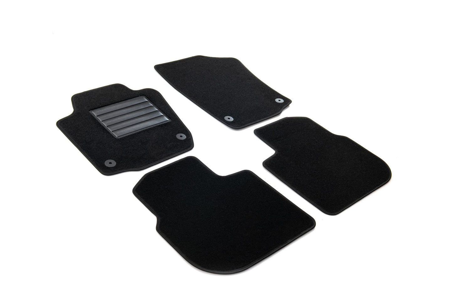MDM SP-4238 paklājiņi velūrs automašīnu paklājs piemērots Skoda Rapid 10.2012>2019, melns
