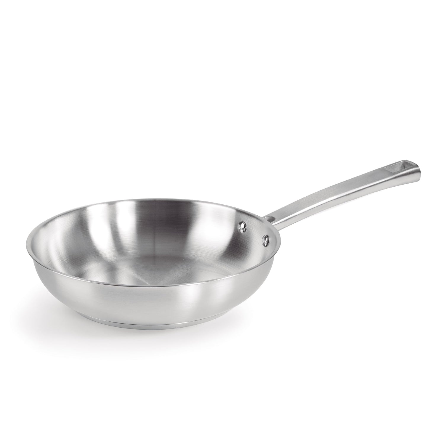 LACOR 45420 SARTÉN Ø Foodie - 20 cm non-stick frying pan, compatible with all stovetops, eco-friendly, stainless steel, gray.