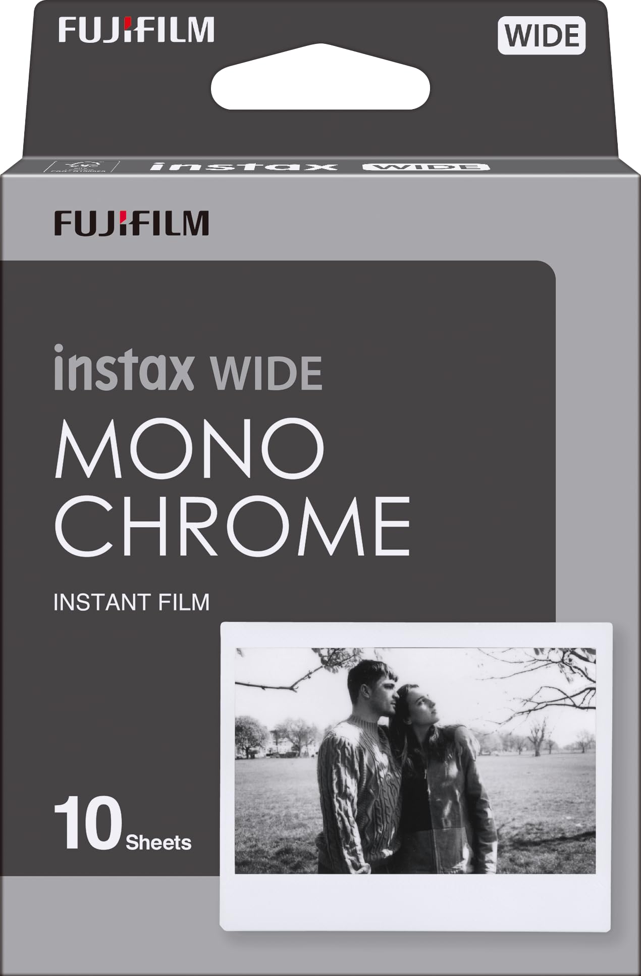 instax WIDE filma, monohromā (1x10 uzņemšanas), 1 gabals