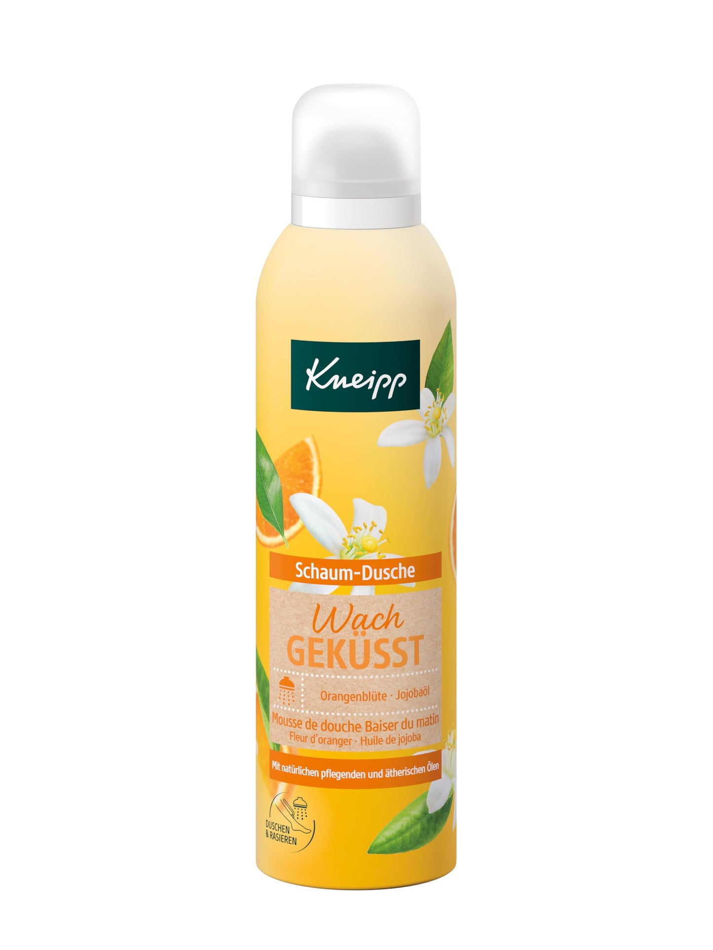Putu duša Kneipp Wachgeküsst, duša un skūšanās, 200 ml