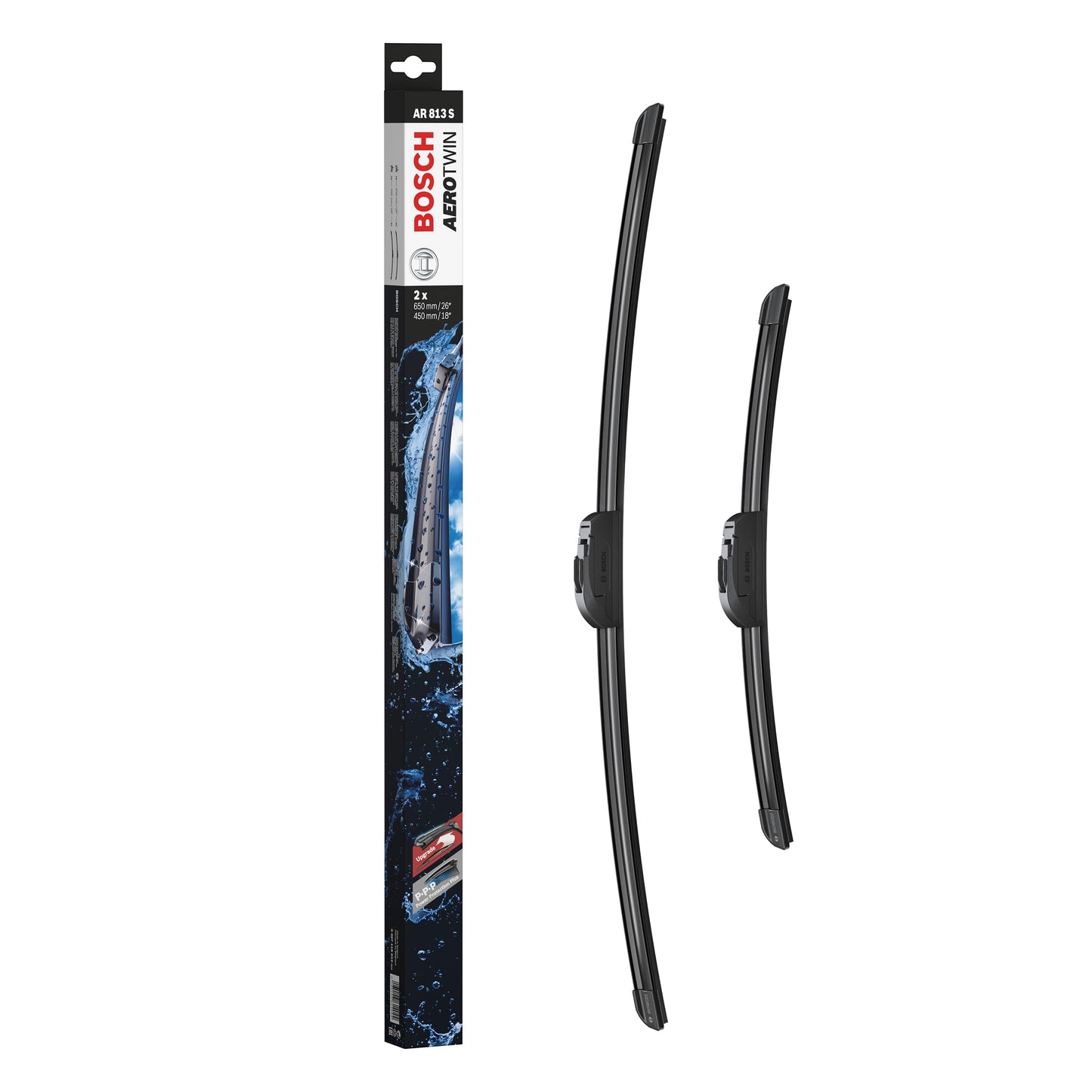 Vējstikla slotiņas Bosch Aerotwin AR813S, komplekts, 650/450 mm, 3 397 118 912
