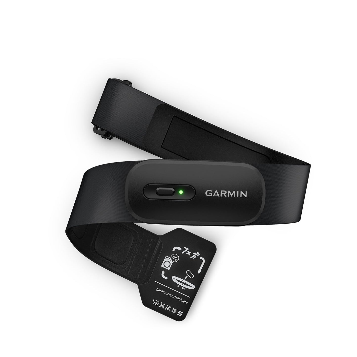 Garmin HRM 200 - sirdsdarbības krūšu josta precīzu sirdsdarbības un HFV datu mērīšanai, akumulatora darbības laiks līdz 1 gadam, mazgājama josta, regulējams izmērs, M-XL izmērs