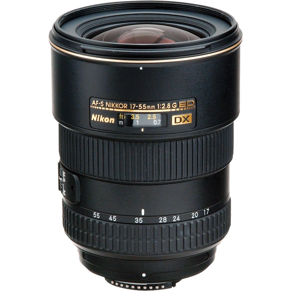 8. Nikon AF-S DX Zoom-Nikkor 17-55mm 1:2,8G IF-ED objektīvs (77mm filtra vītne)