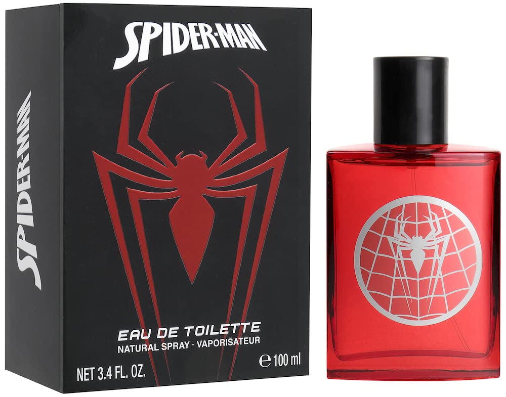 Bērnu smaržas Spiderman, stilīgā stikla flakonā, 100 ml, Marvel dāvana zēniem