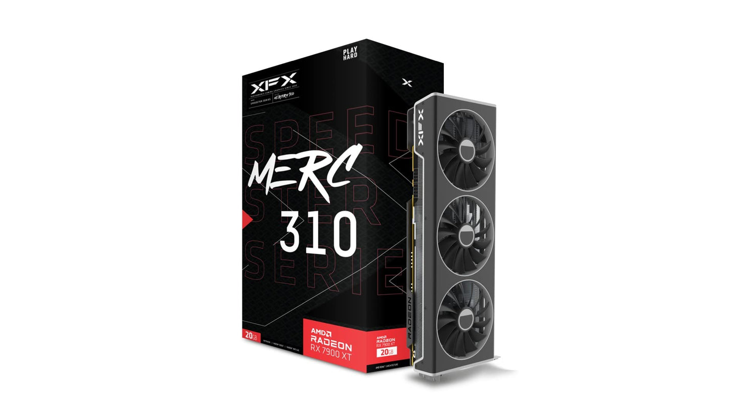 XFX Speedster MERC310 AMD Radeon RX 7900XT - 20GB GDDR6, AMD RDNA 3, high-performance gaming graphics card