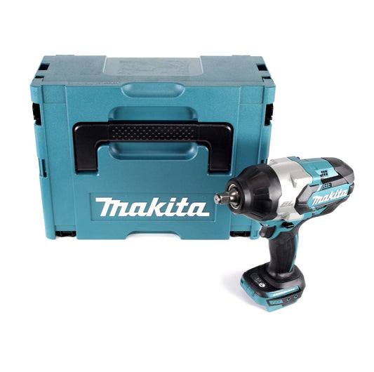 Makita 18 V 1000 Nm 1/2" Zils - High torque, cordless impact wrench for heavy-duty applications.