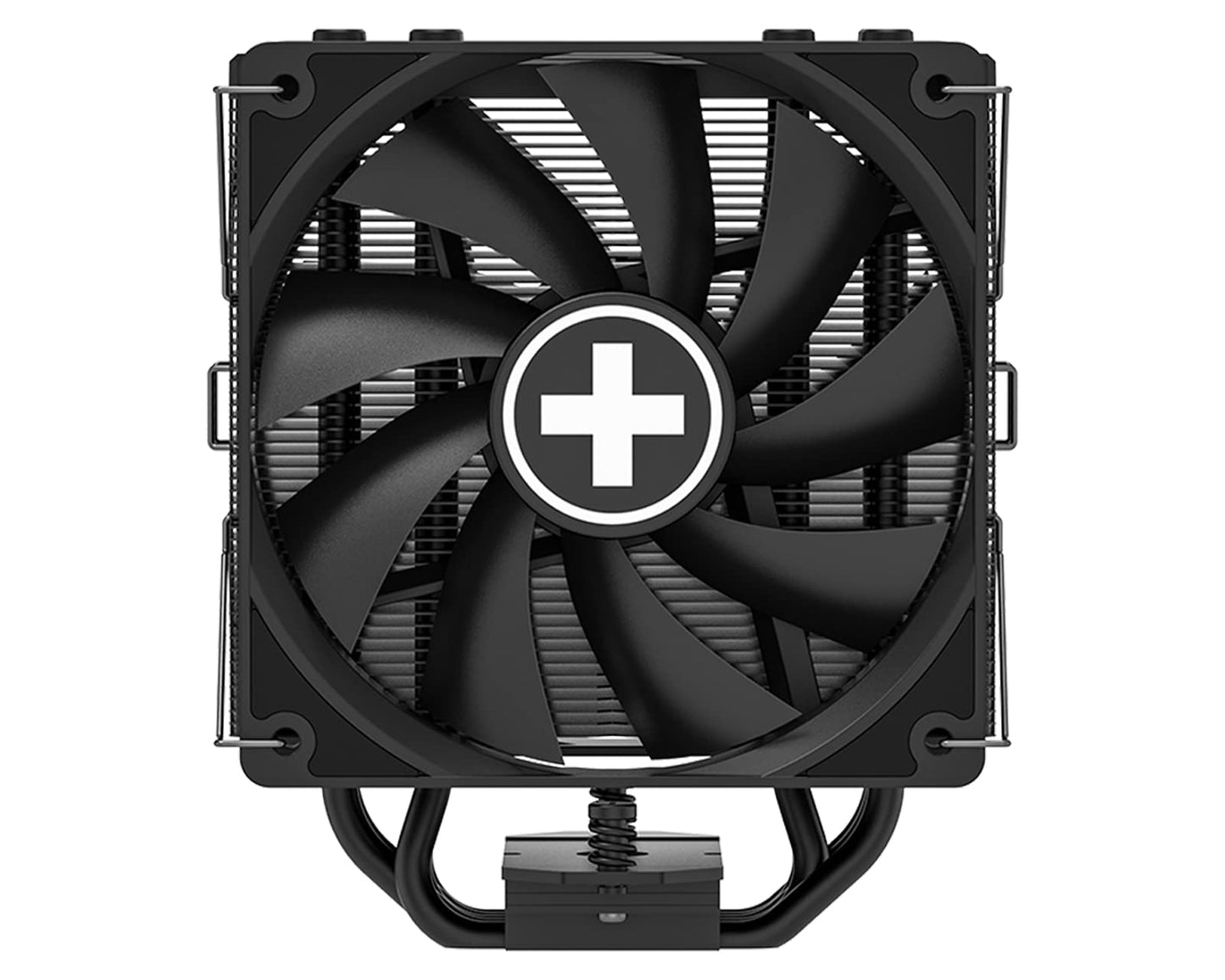 Xilence M705D CPU cooler - 2x 120mm black PWM fans, 220W TDP, compatible with AMD and Intel processors.